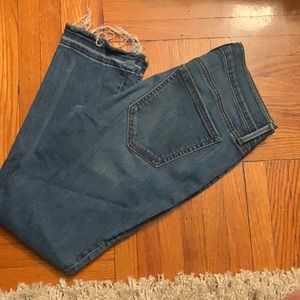 Ann Taylor petite denim;size 2; light wash